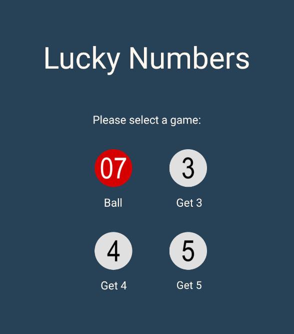 Lucky Numbers App